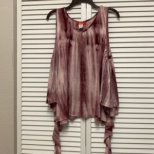 Cold shoulder blouse